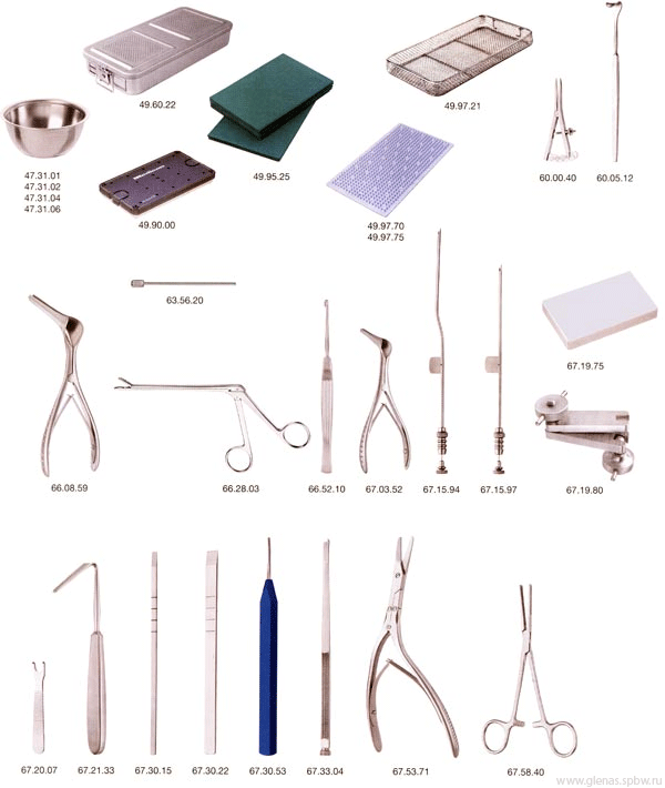 Для микрохирургии носа (набор Губиша)