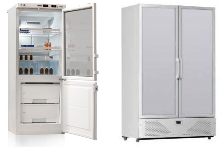 Стеклянный лабораторный холодильник